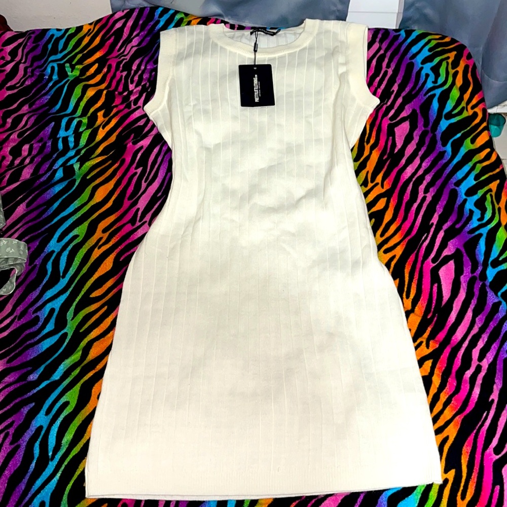 Prettylittlething plus size sweater dress